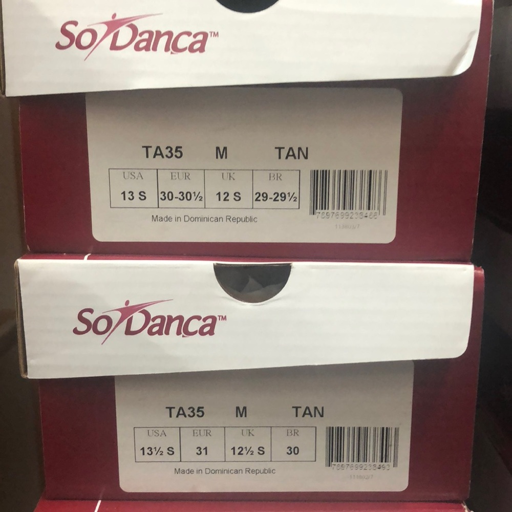 So Danca Tan Tyette Tap shoes